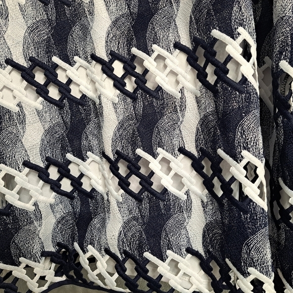 Alfred Dunner Lattice & Embroidered Open Jacket   Size 2X - Picture 6 of 10